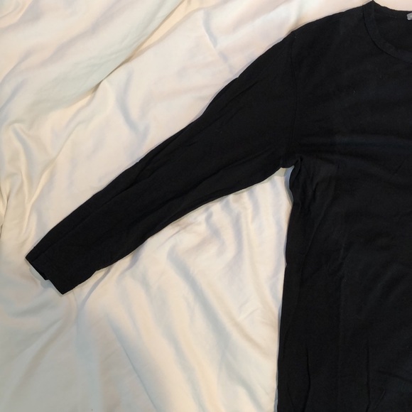 Vince Baseball shirt in black - Picture 2 of 3